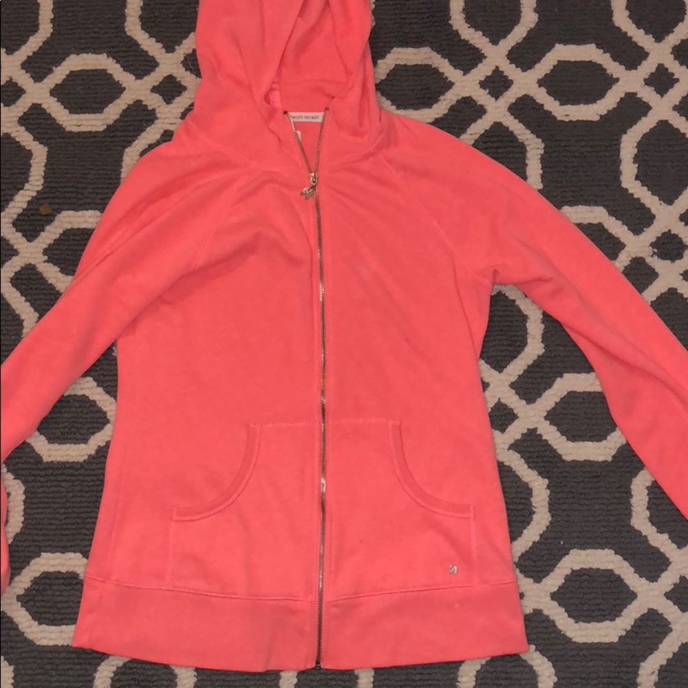 Victoria secret zip hoodie